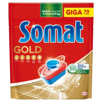 Таблетки для посудомоечной машины SOMAT Gold 70 шт.