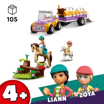 LEGO FRIENDS 42634 Прицеп для лошадей и пони
