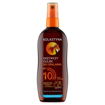 Olejek do opalania Kolastyna Odżywczy olejek do opalania SPF 10 150 ml