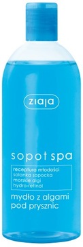 ZIAJA SOPOT SPA МЫЛО С ВОДОРОСТЯМИ ДЛЯ ДУША 500МЛ