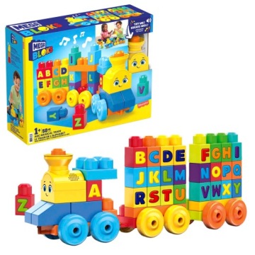 FISHER PRICE блокирует музыкальный поезд Mega Bloks ABC