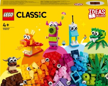 Klocki LEGO Classic 11017 Kreatywne Potwory 4+