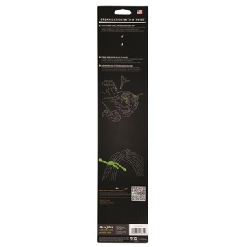 Nite Ize Gear Tie Original, комплект резиновых синих кабелей 32 дюйма, 2 шт.