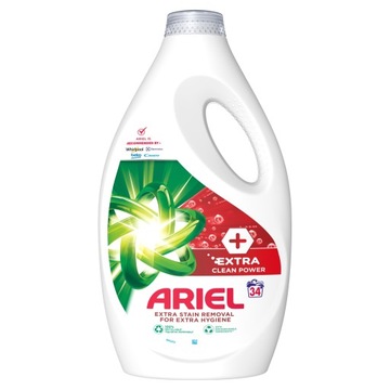 Жидкость для стирки Ariel, 34 стирки, + Extra Clean Power