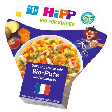 Hipp Organic Garden Овощи Турция Розмарин 1 год