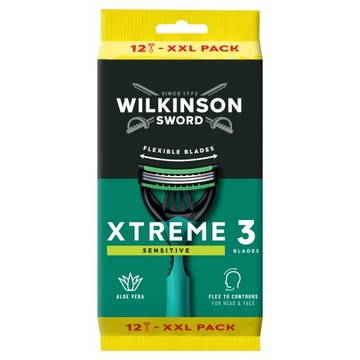 12x Wilkinson xtreme 3, чувствительный к комфорту Maxi Pack