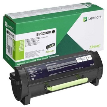 Ресурс тонера LEXMARK B232000, 3К, черный