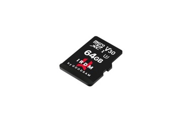 Карта памяти GOODRAM IRDM 64 ГБ UHS-I U microSDXC + адаптер