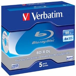 Płyty Blu-ray Verbatim BD-R DL 50GB 5szt box