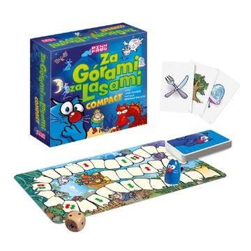 GRA PLANSZOWA ALEXANDER PINK FROG ZA GÓRAMI ZA LASAMI COMPACT GRA RODZINNA