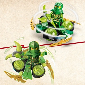LEGO NINJAGO LLOYD'S DRAGON POWER SPINJITZU ROTATION 717