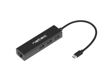 USB 3.0 ХАБ NATEC MANTIS 2–4 ПОРТА С ПЕРЕКЛЮЧАТЕЛЕМ