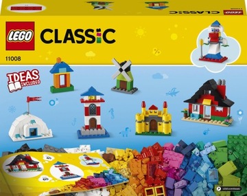 LEGO Classic 11008 Klocki i domki DOM zółty ZAMEK Iglo Latarnia Morska NEW