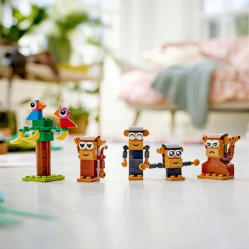 LEGO Classic 11031 Креативные обезьянки в джунглях 135 кубиков 5+