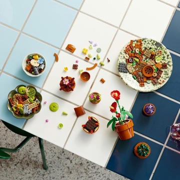 LEGO 10329 ICONS - Małe roślinki w doniczkach / Kwiaty Lego idealny prezent