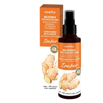 VENITA IMBIR TRYCHOLOGICZNA WCIERKA DO WŁOSÓW 100 ML