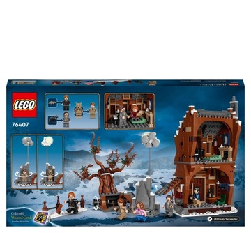 LEGO - HARRY POTTER - WRZESZCZĄCA CHATA I WIERZBA BIJĄCA - 76407