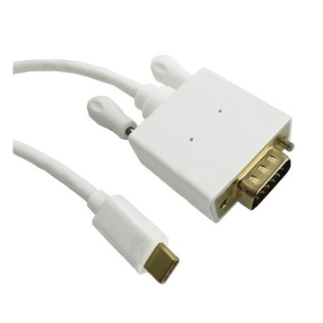 Адаптер USB-кабеля длиной 1 м USB-C типа C / VGA HD Qoltec