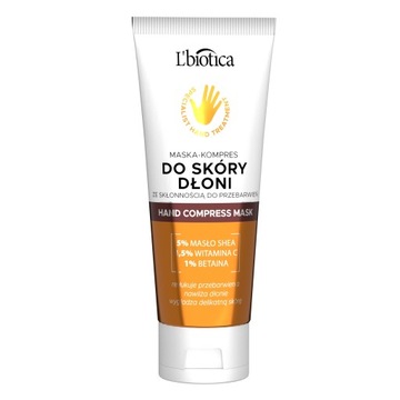 L'biotica Maska-kompres do dłoni na przebarwienia 75 ml