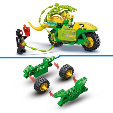 KLOCKI LEGO HEROES 11198 POŚCIG SPINA ZA ELECTRO W DINOPOJEŻDZIE + TORBA