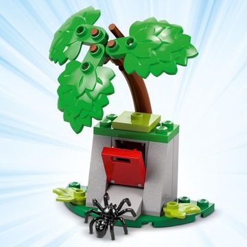 KLOCKI LEGO HEROES 11198 POŚCIG SPINA ZA ELECTRO W DINOPOJEŻDZIE + TORBA