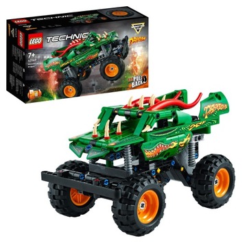 LEGO TECHNIC MONSTER JAM DRAGON 2IN1 MONSTER TRUCK RACER CAR АВТОМОБИЛЬ