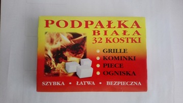 Растопка для шашлыка, кубик белый, 32 шт.