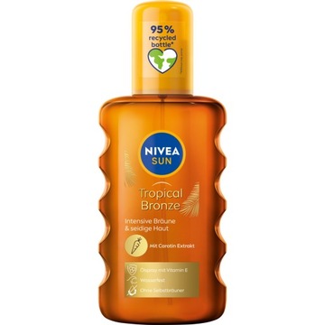 Olejek do opalania Nivea Sun Tropical Bronze 6 SPF.BRAK ZATYCZKI