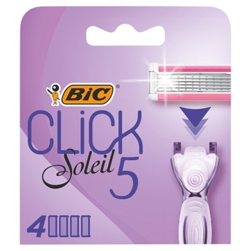 BIC SOLEIL CLICK 5 КАРТРИДЖЕЙ 4 ШТ.