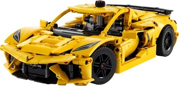 LEGO Technic 42205 Chevrolet Corvette Stingray Klocki LEGO Żółty Chevrolet