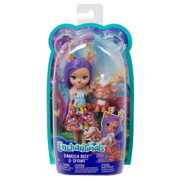 Кукла Enchantimals Данесса Дир Фавн и Спринт FXM75 Mattel.