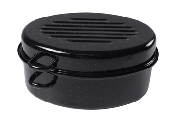 Brytfanna emaliowana z pokrywą / Florina / 7,0L