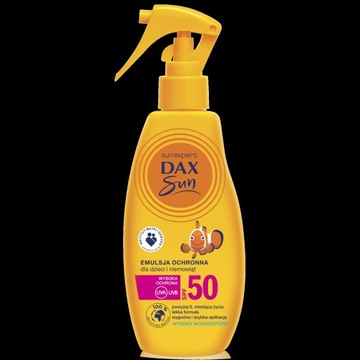 DAX SUN Прозрачный солнцезащитный спрей SPF 50 200 мл