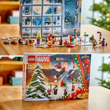 Lego Marvel Spider-Man Man Advent Calendar 2024, сборка Рождества