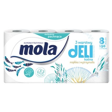 Papier toaletowy Mola DELI MORSKI 8 szt.