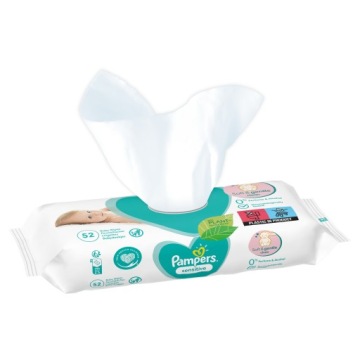 Салфетки Pampers Sensitive 1 упаковка 52 шт.