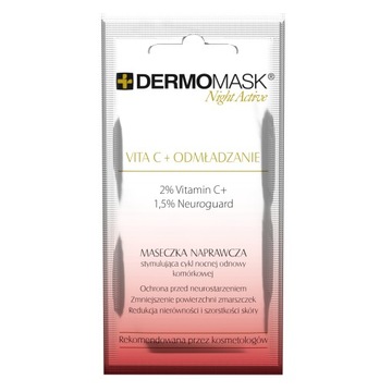 L'biotica Dermomask Night VIT C + ODMŁADZANIE 12ml