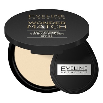 EVELINE Wonder Match matowy puder prasowany SPF30 01 8g P1