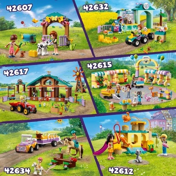 LEGO Friends 42617 Приют для животных Трактор Ветряная мельница 489 кубиков 6+