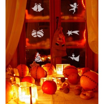 ШАБЛОНЫ ИСКУССТВЕННОГО СНЕГА А4 БОЛЬШИЕ 8 ШТ.