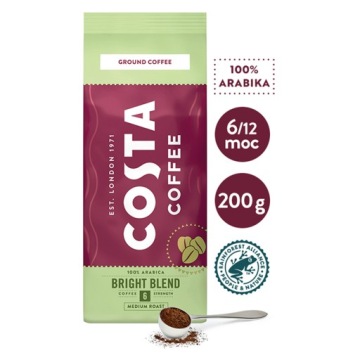 Кофе Costa Coffee Bright Blend молотый 200г