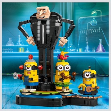 LEGO Girls Первый Грю и миньоны из кубиков 75582