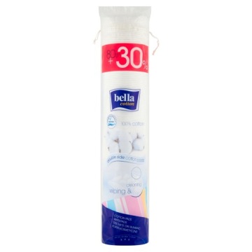 Пластівці косметичні Bella Бавовна круглі 80 шт. + 30%