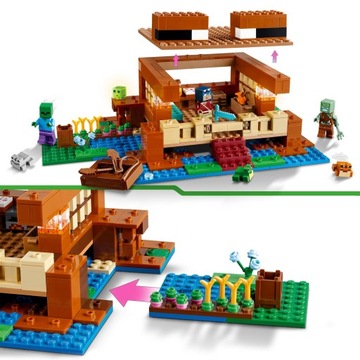 LEGO Minecraft 21256 Домик-лягушка