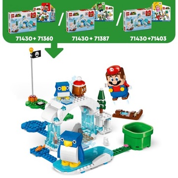 LEGO Super Mario 71430 Снежное приключение с семьей пингвинов
