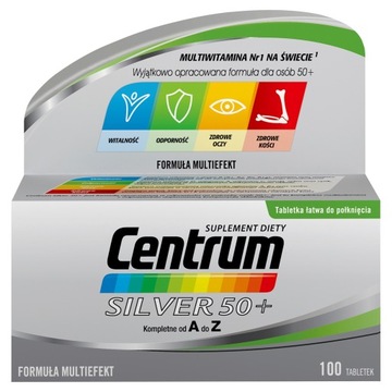 Centrum Silver 50+, tabletki, 100 szt.