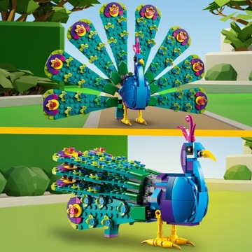 LEGO Creator 3 в 1 31157 Экзотические модели Павлин Стрекоза Бабочка 3 НОВИНКА 2024 года