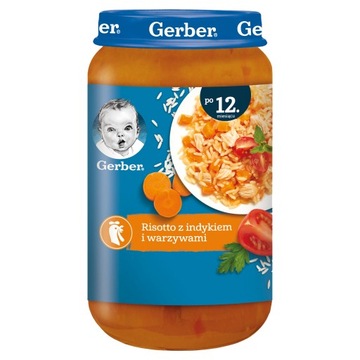 GERBER Junior Risotto z indykiem i warzywami 250g