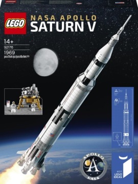 LEGO Ideas NASA Apollo Saturn V 92176 МЕГА-ракета
