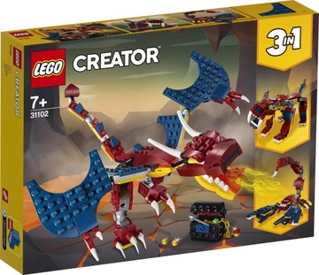 LEGO Creator 3in1 31102 Огненный дракон
